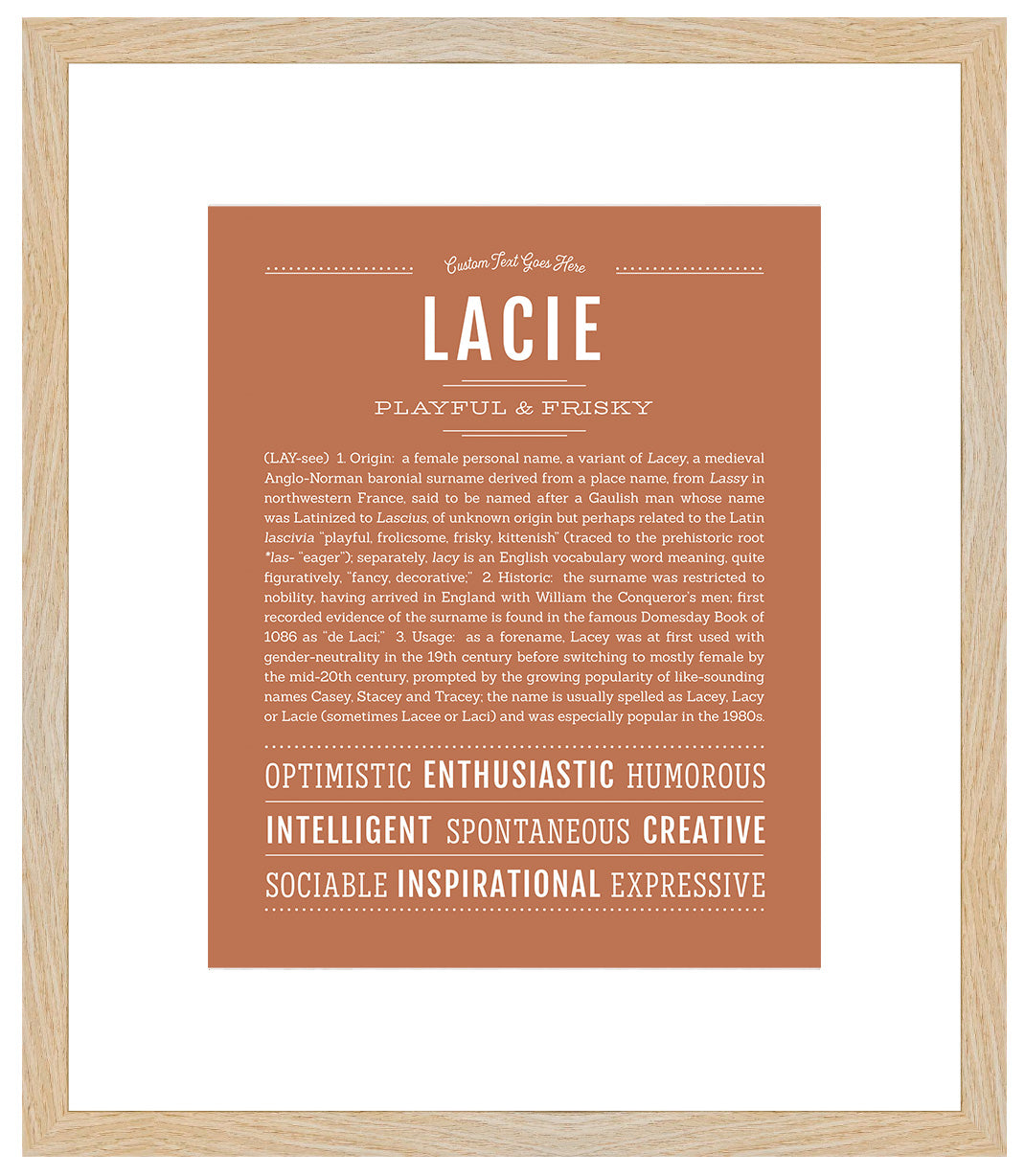 Lacie | Name Art Print