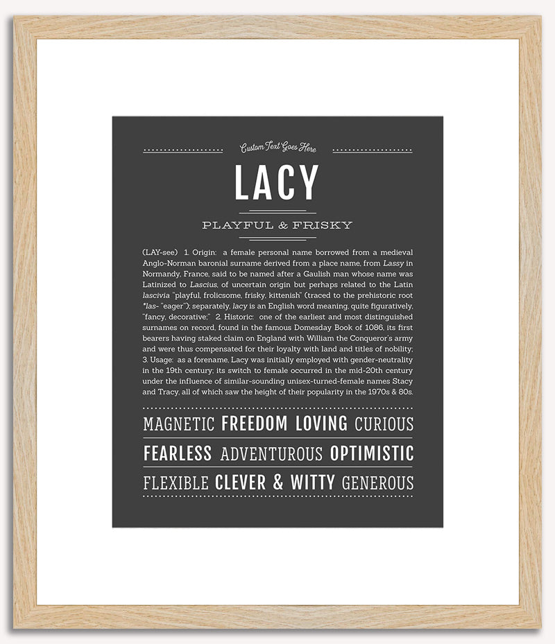 Lacy | Name Art Print