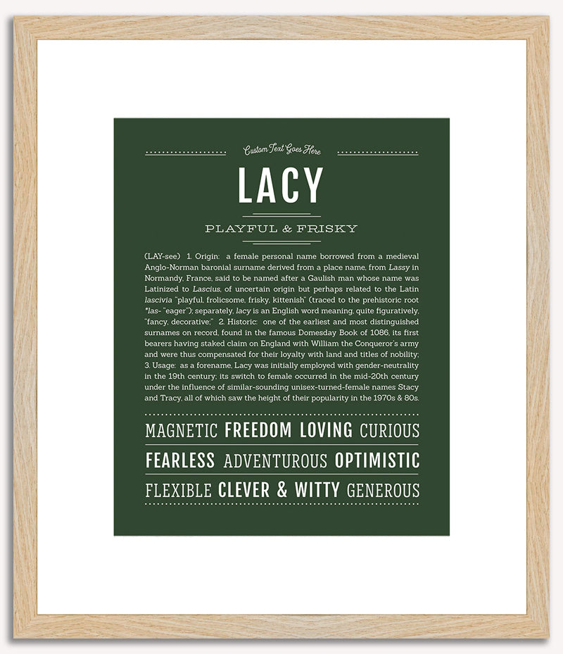 Lacy | Name Art Print