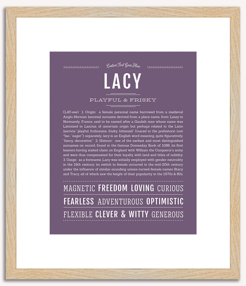 Lacy | Name Art Print