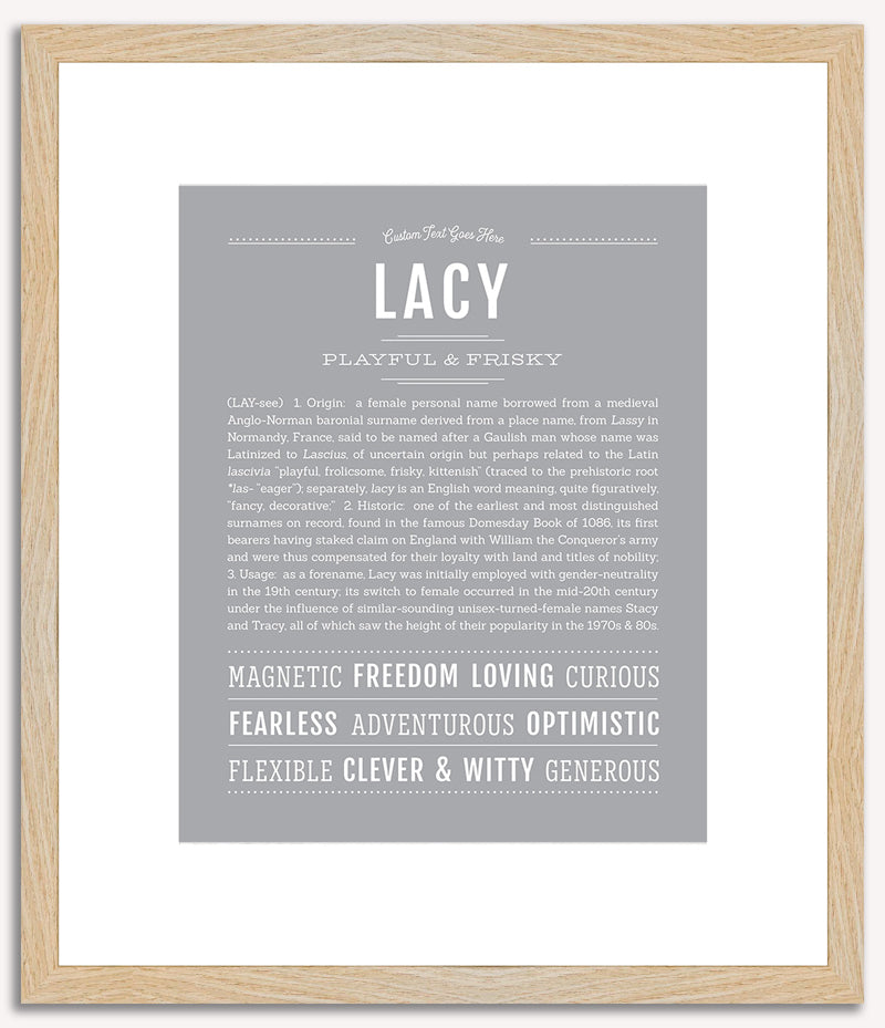 Lacy | Name Art Print