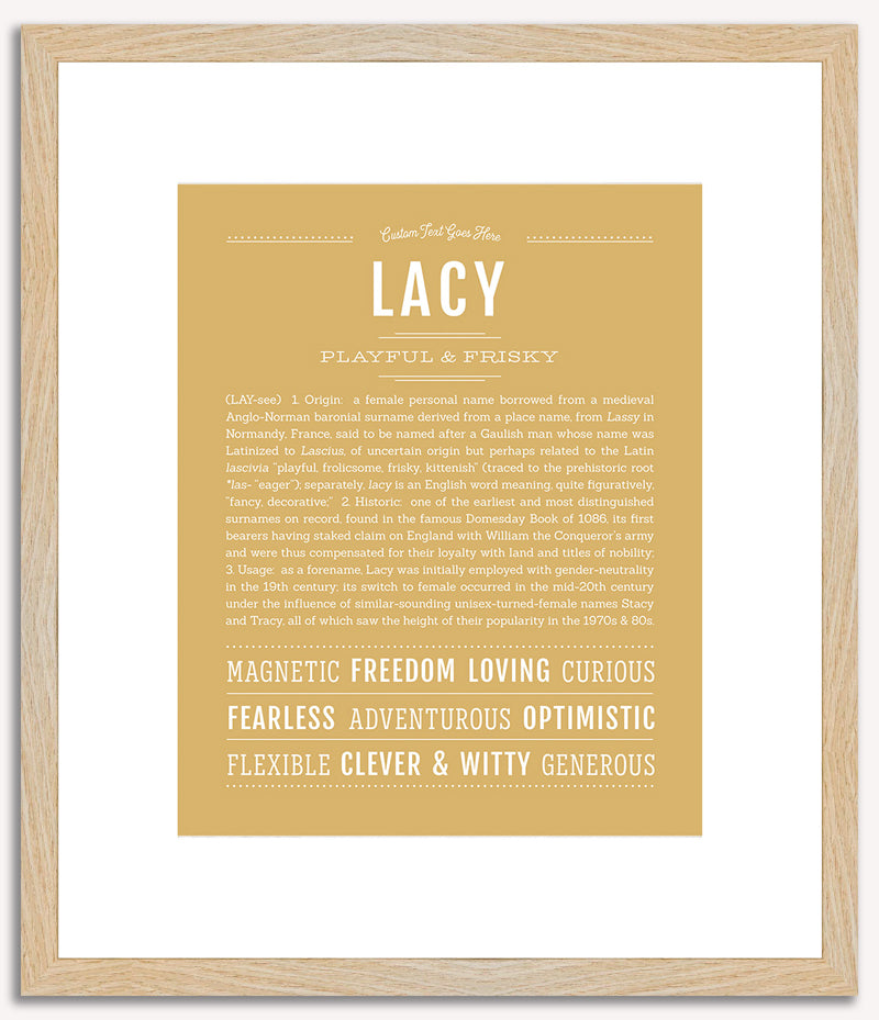 Lacy | Name Art Print