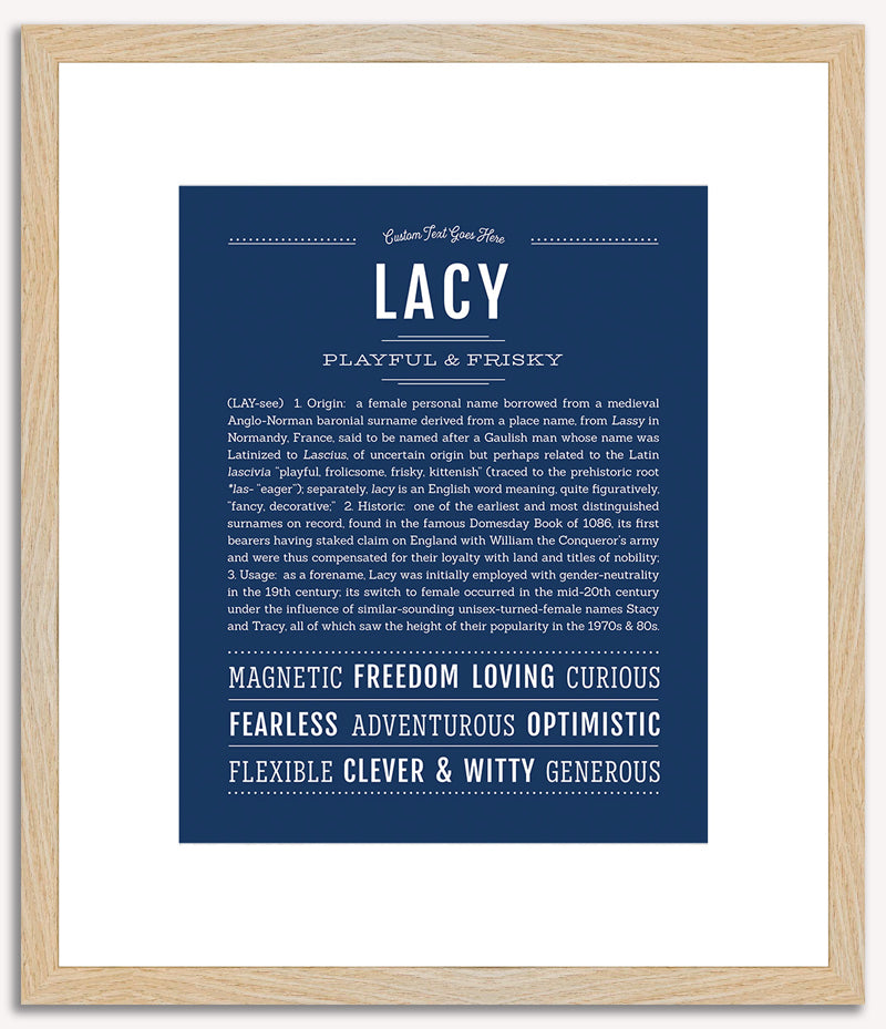 Lacy | Name Art Print