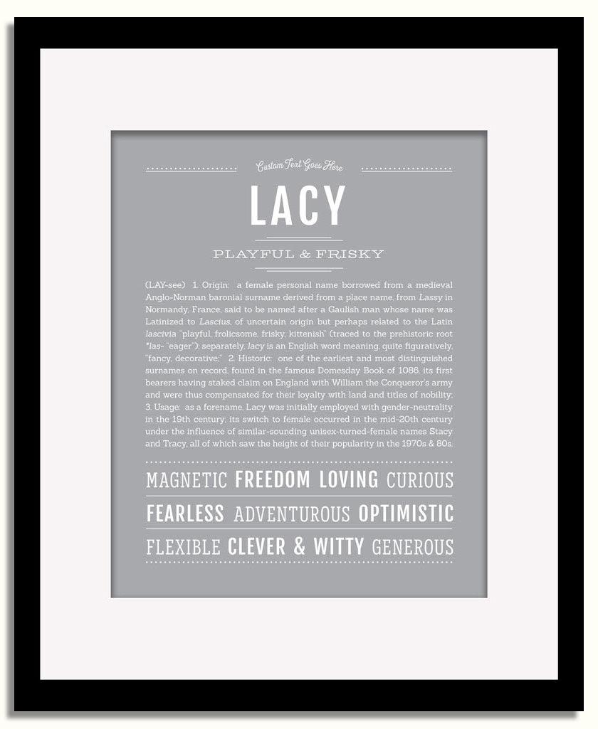 Frame Options | Sage | Black Frame, Matted