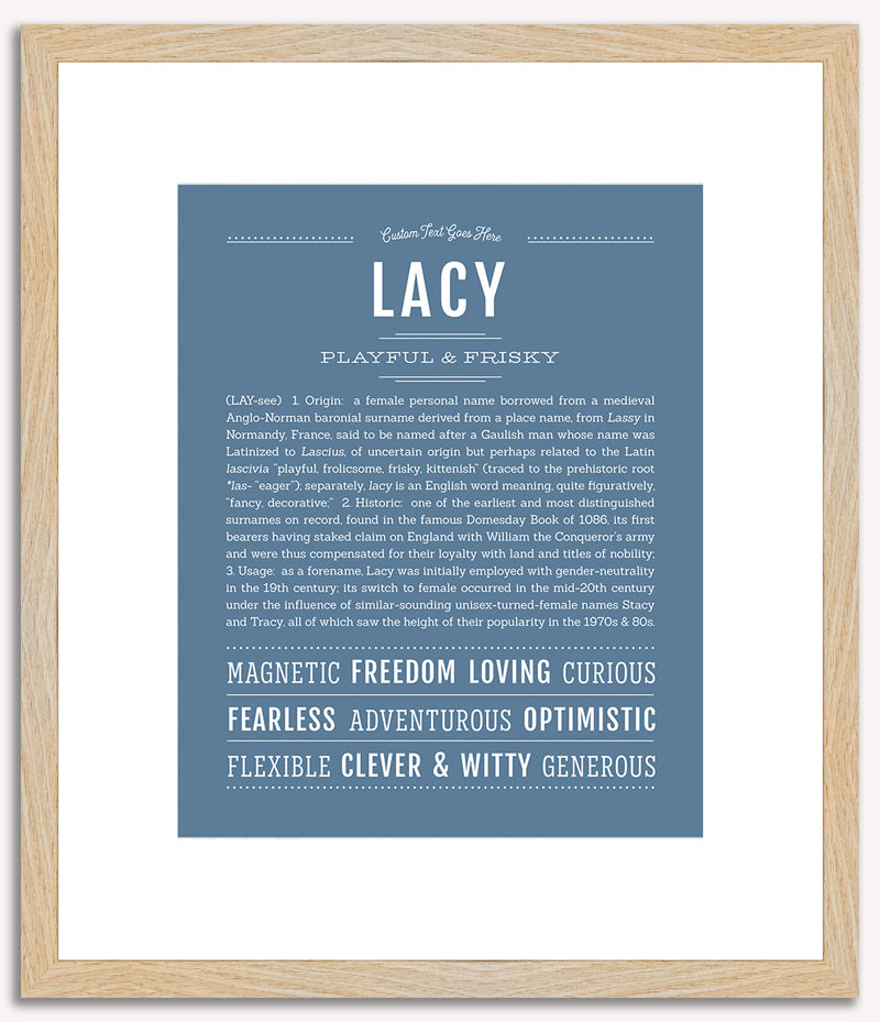 Lacy | Name Art Print