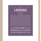 Ladonna | Name Art Print