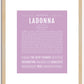 Ladonna | Name Art Print