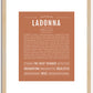 Ladonna | Name Art Print