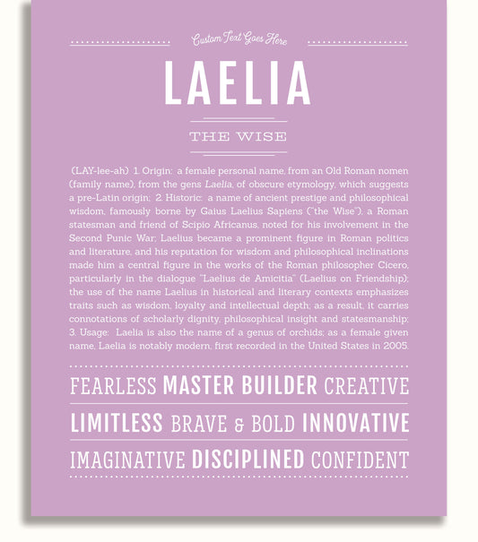 Frame Options | Lilac | No Frame