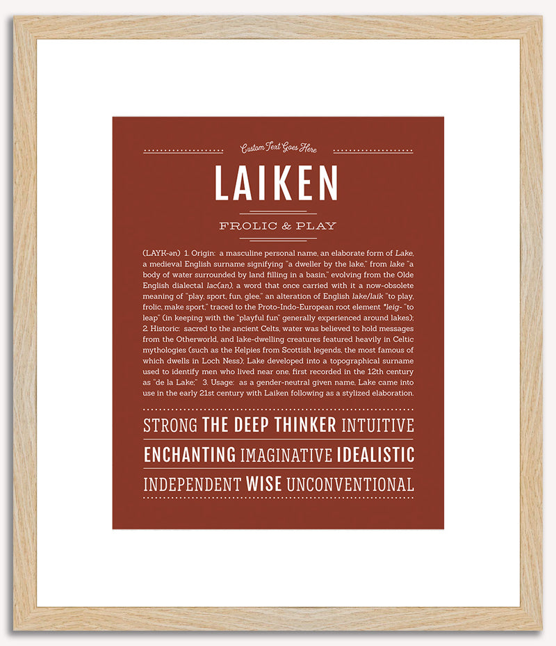 Laiken | Name Art Print