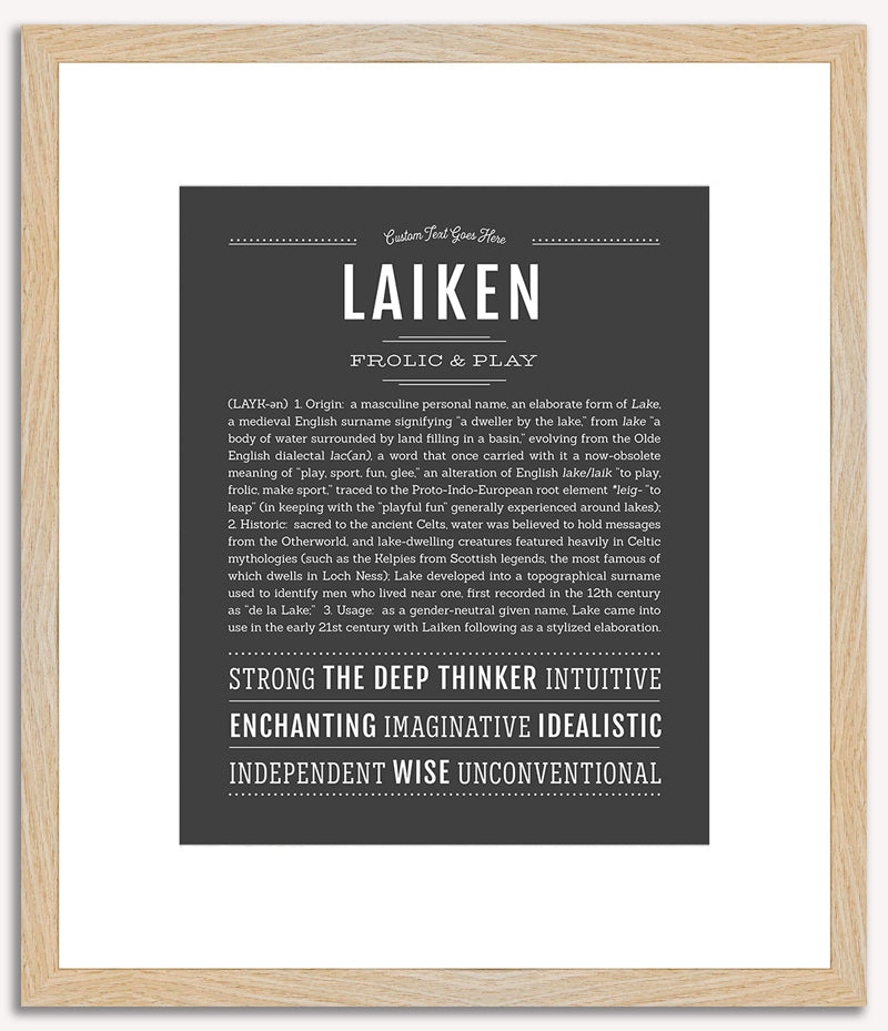 Laiken | Name Art Print