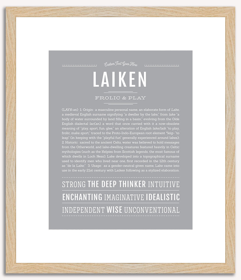 Laiken | Name Art Print