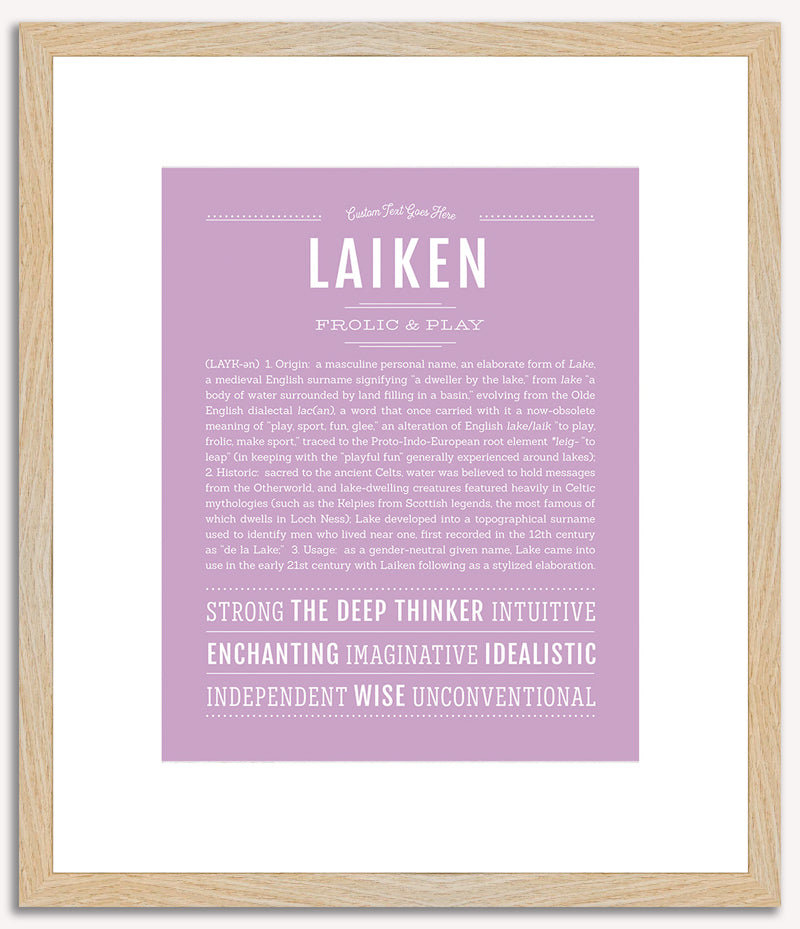 Laiken | Name Art Print