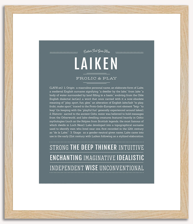 Laiken | Name Art Print