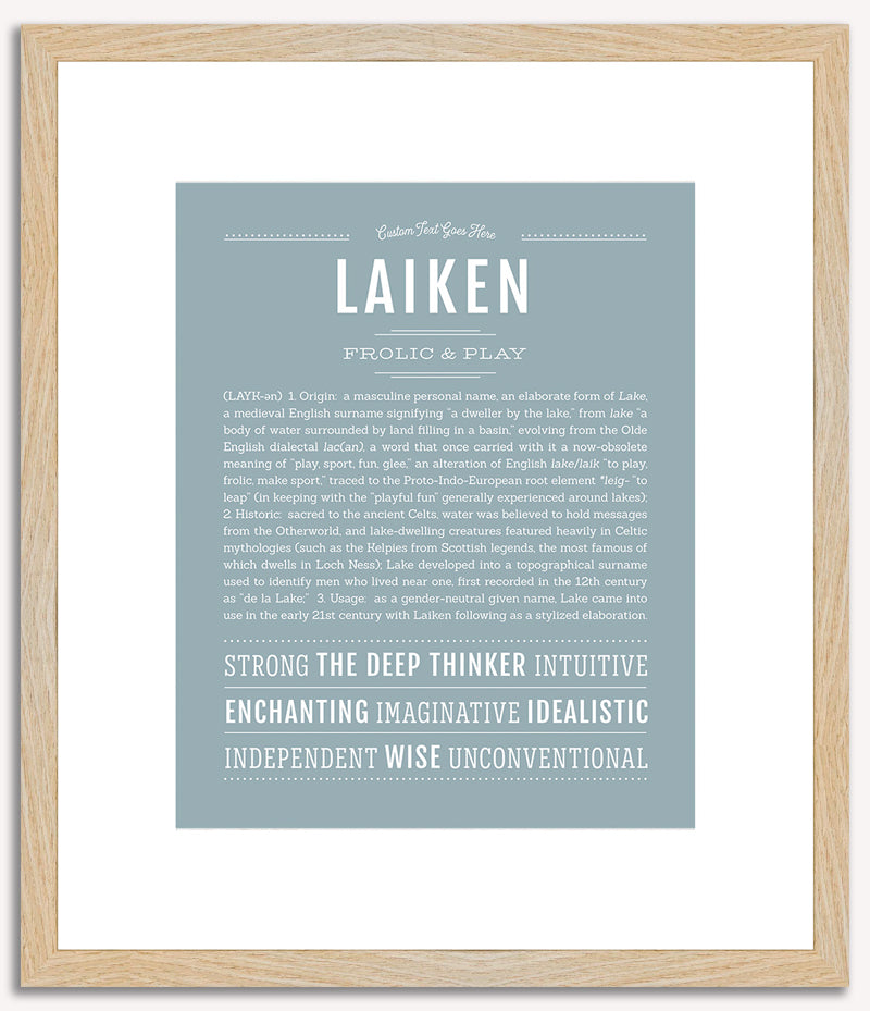 Laiken | Name Art Print