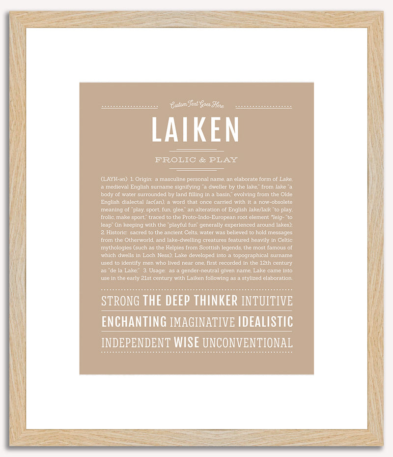 Laiken | Name Art Print