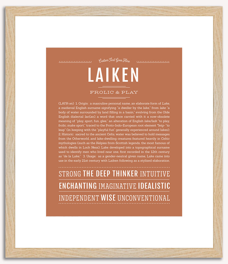 Laiken | Name Art Print