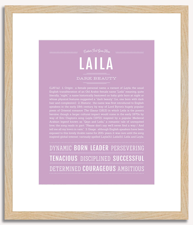 Laila | Name Art Print