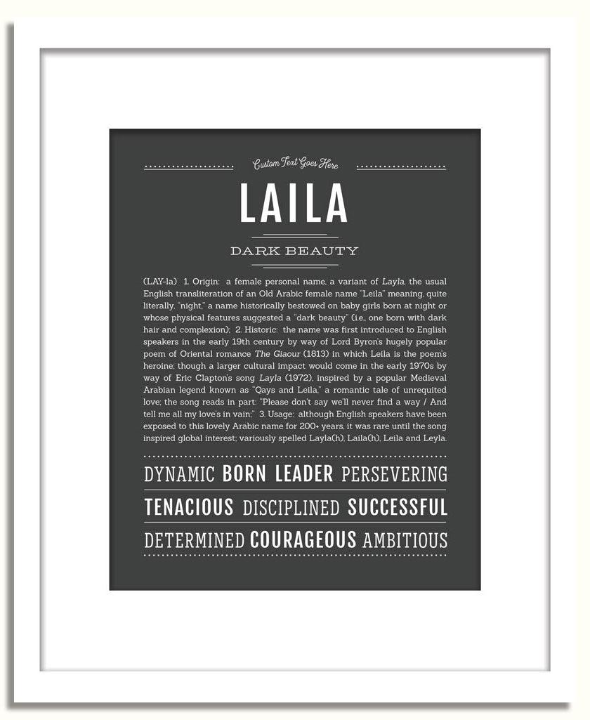 Laila | Name Art Print