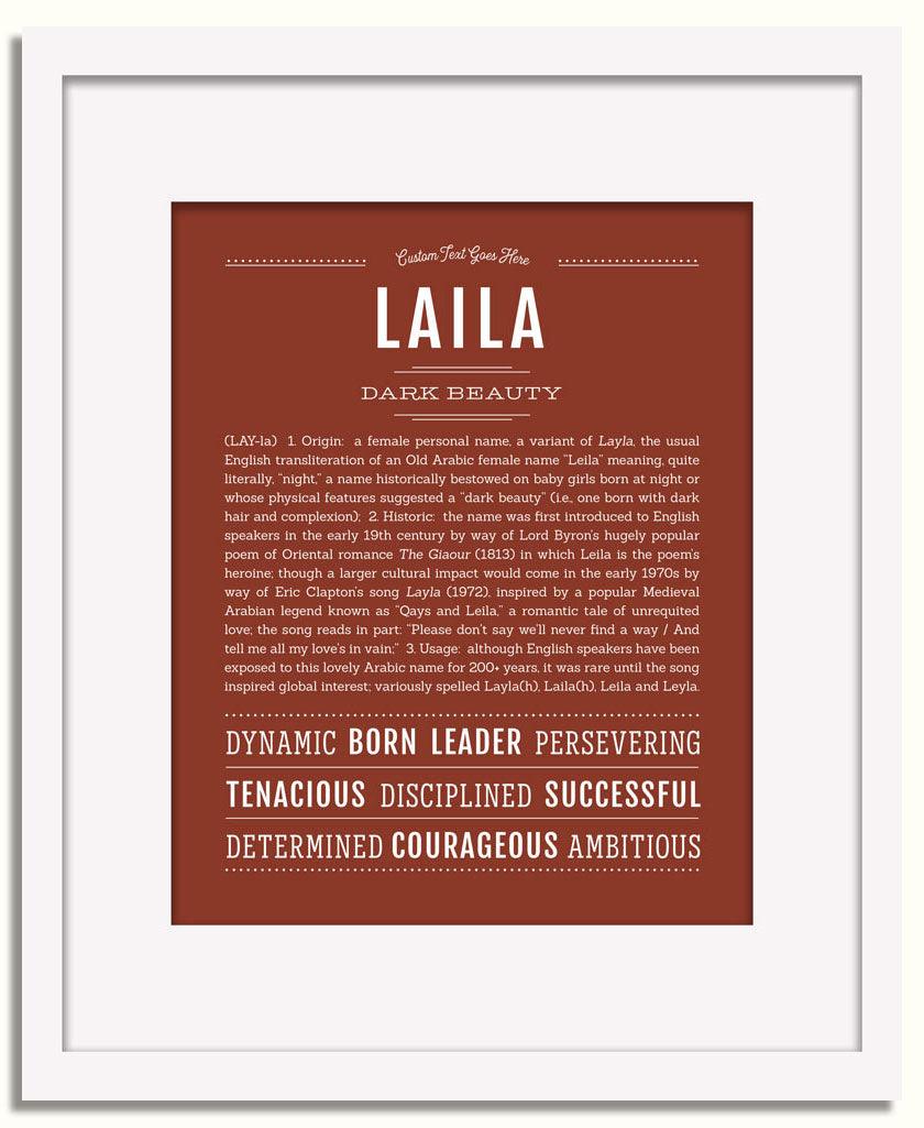 Laila | Name Art Print