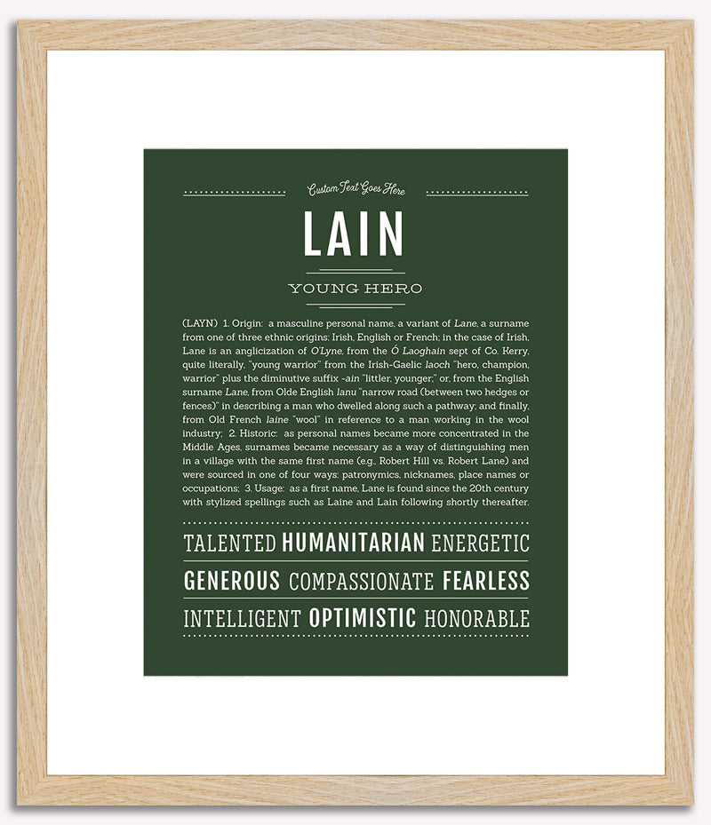 Lain | Name Art Print