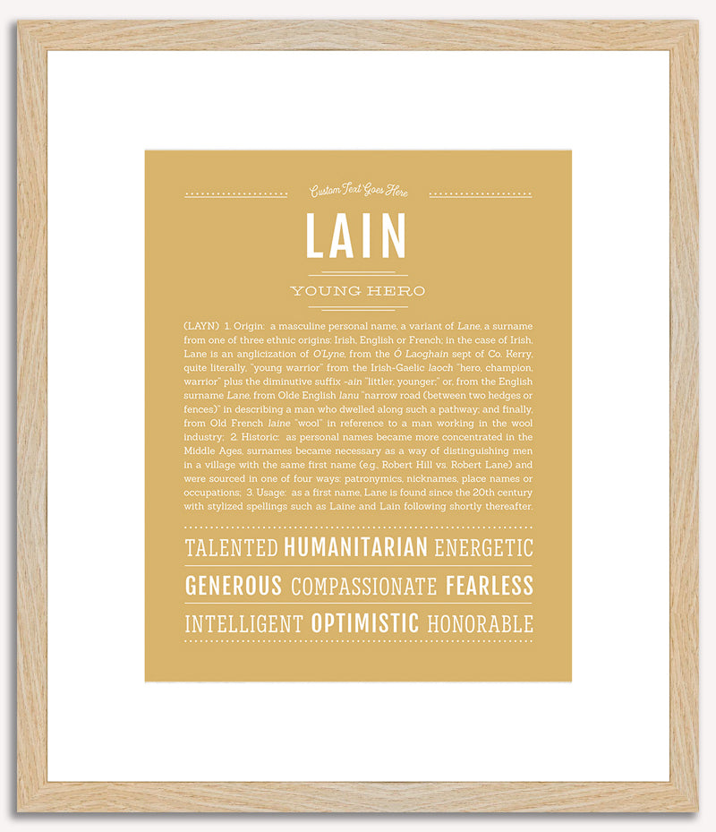 Lain | Name Art Print