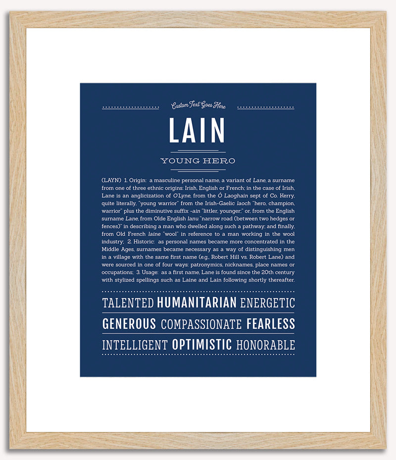 Lain | Name Art Print