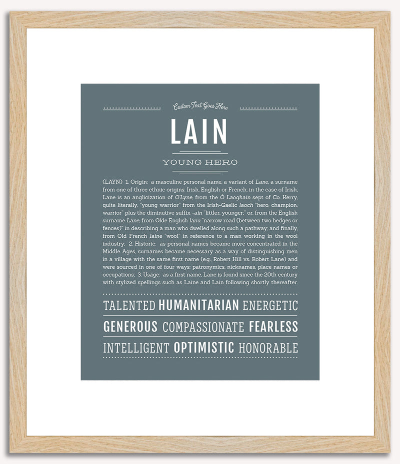 Lain | Name Art Print