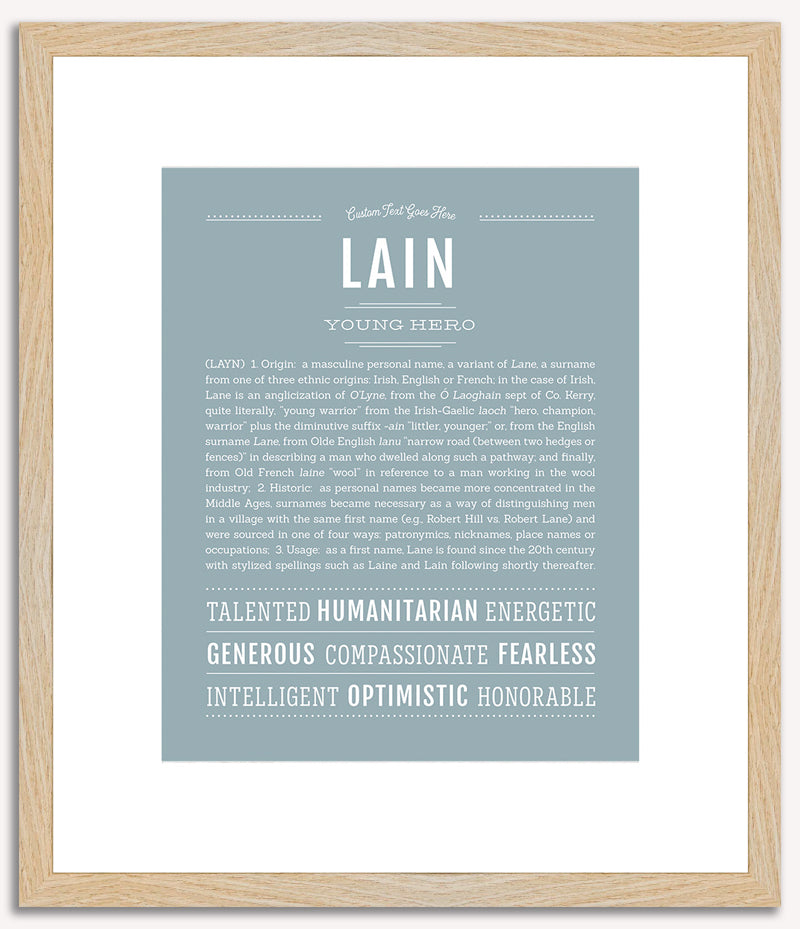 Lain | Name Art Print