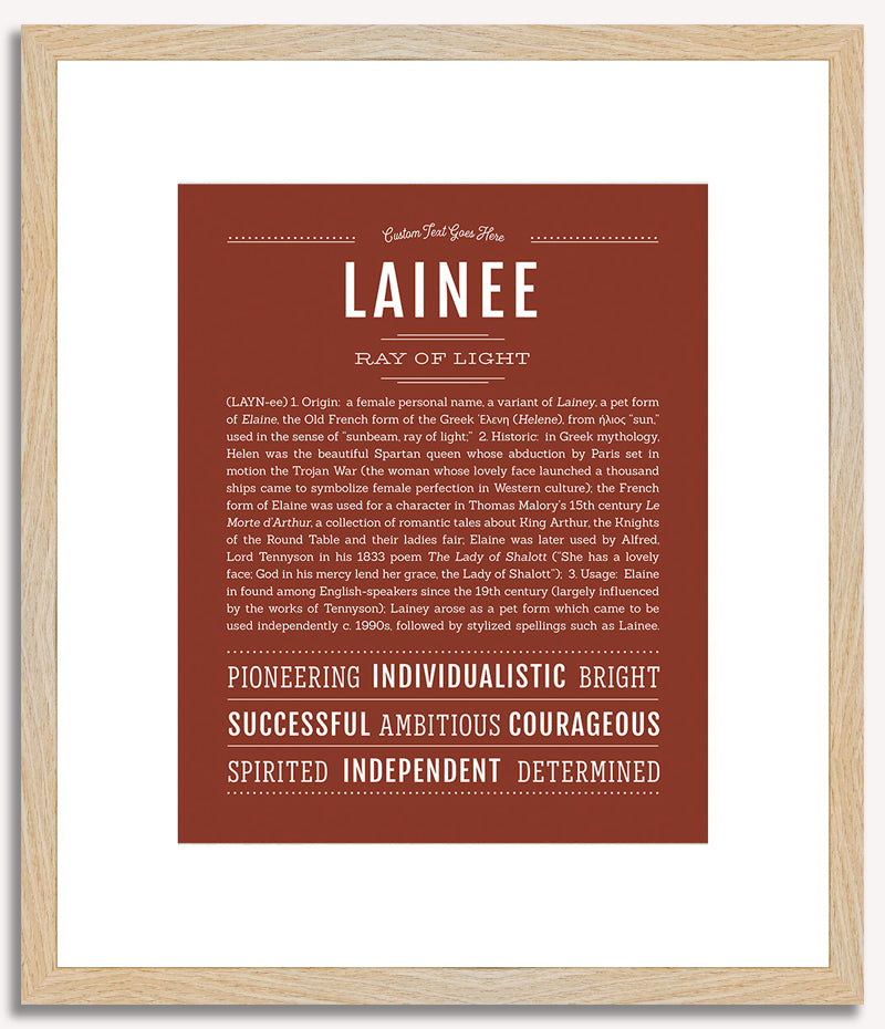 Lainee | Name Art Print