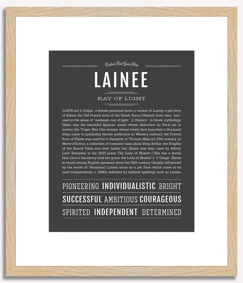 Lainee | Name Art Print