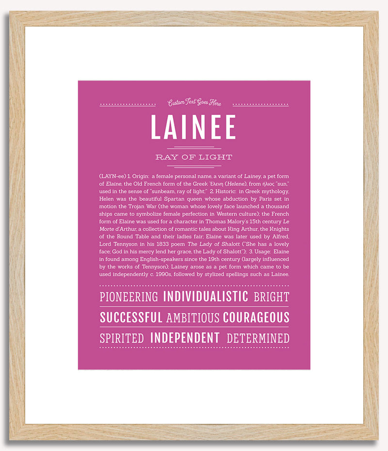 Lainee | Name Art Print