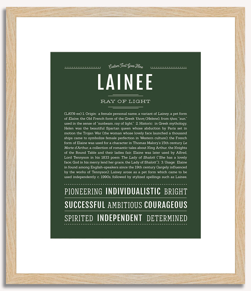 Lainee | Name Art Print