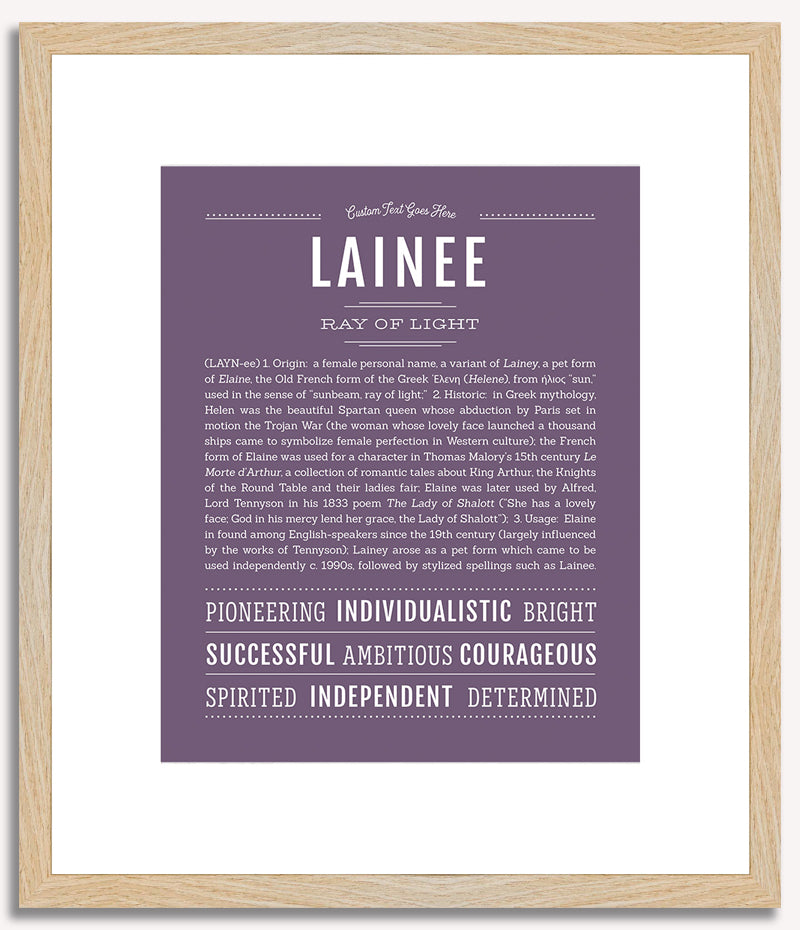 Lainee | Name Art Print