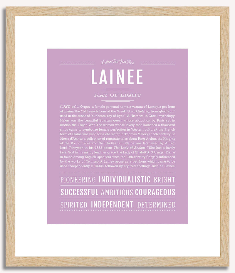 Lainee | Name Art Print