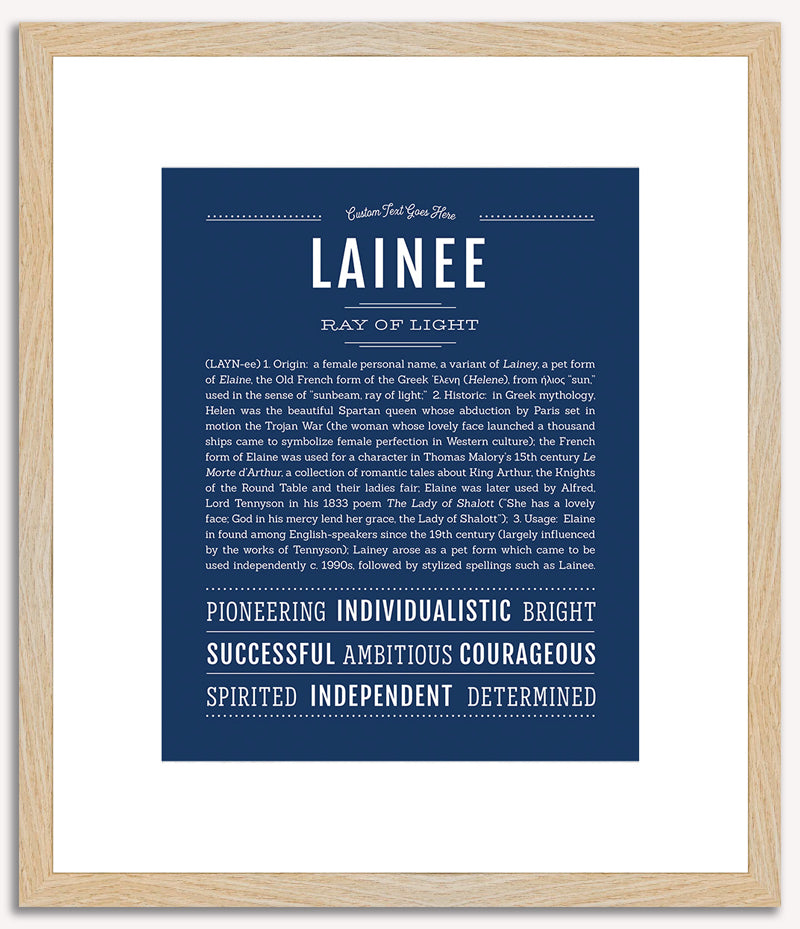 Lainee | Name Art Print