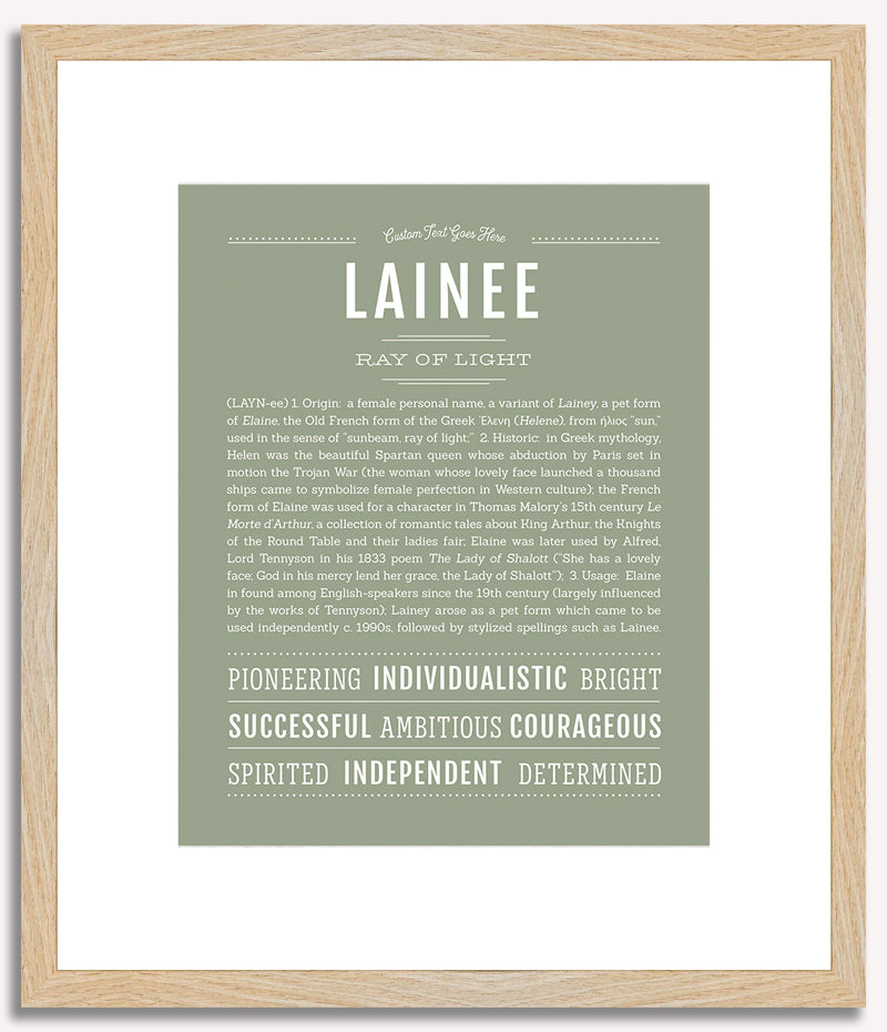 Lainee | Name Art Print