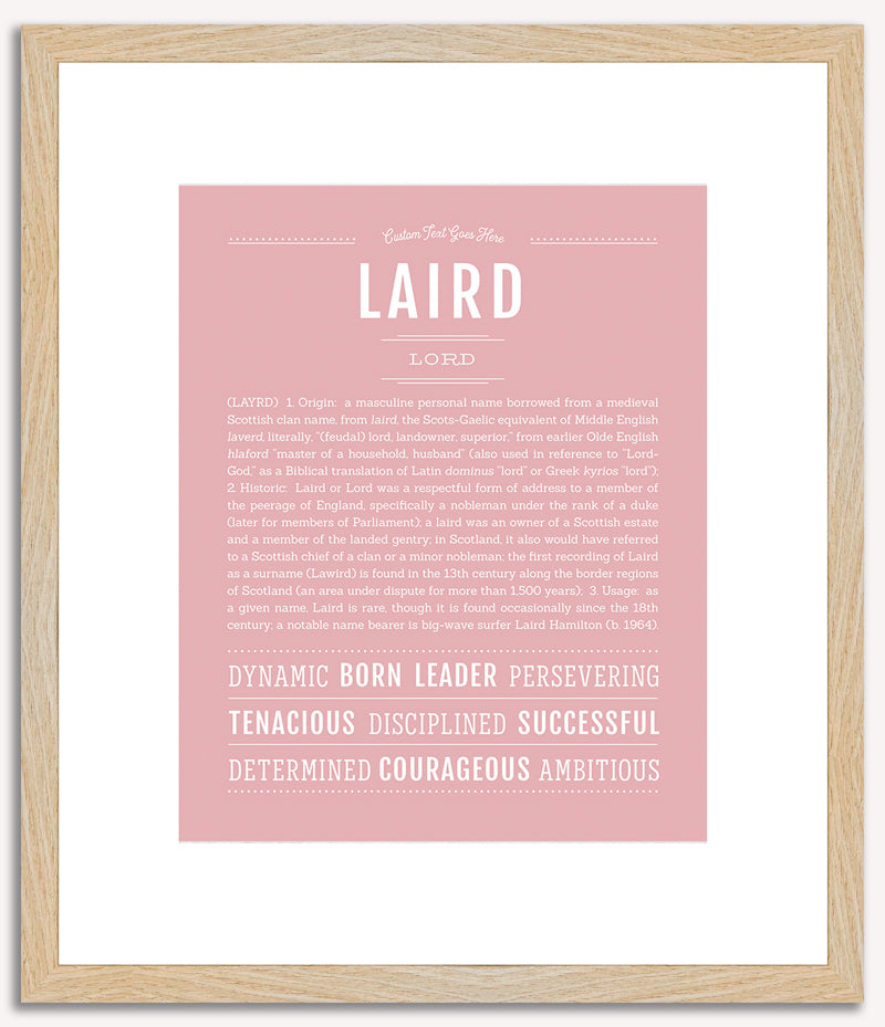 Laird | Name Art Print