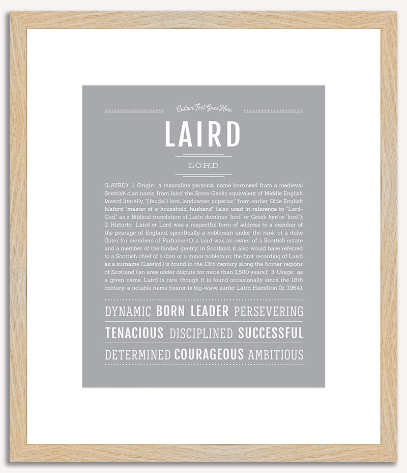 Laird | Name Art Print