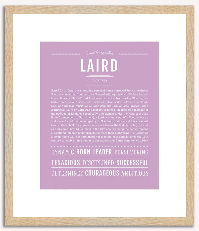 Laird | Name Art Print