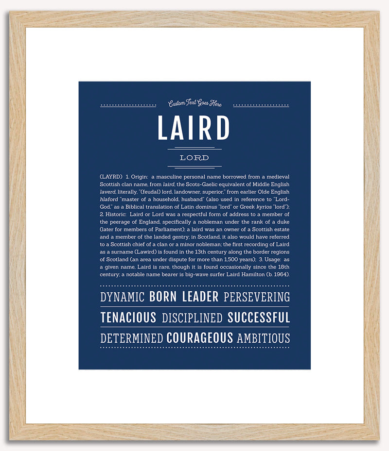 Laird | Name Art Print