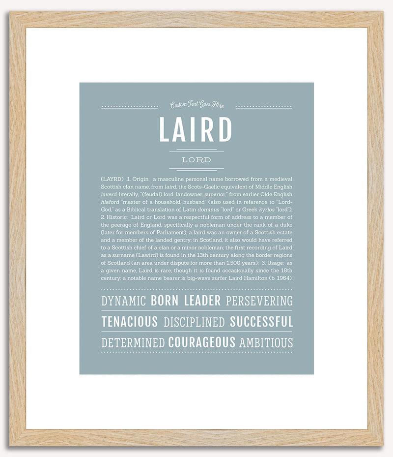 Laird | Name Art Print