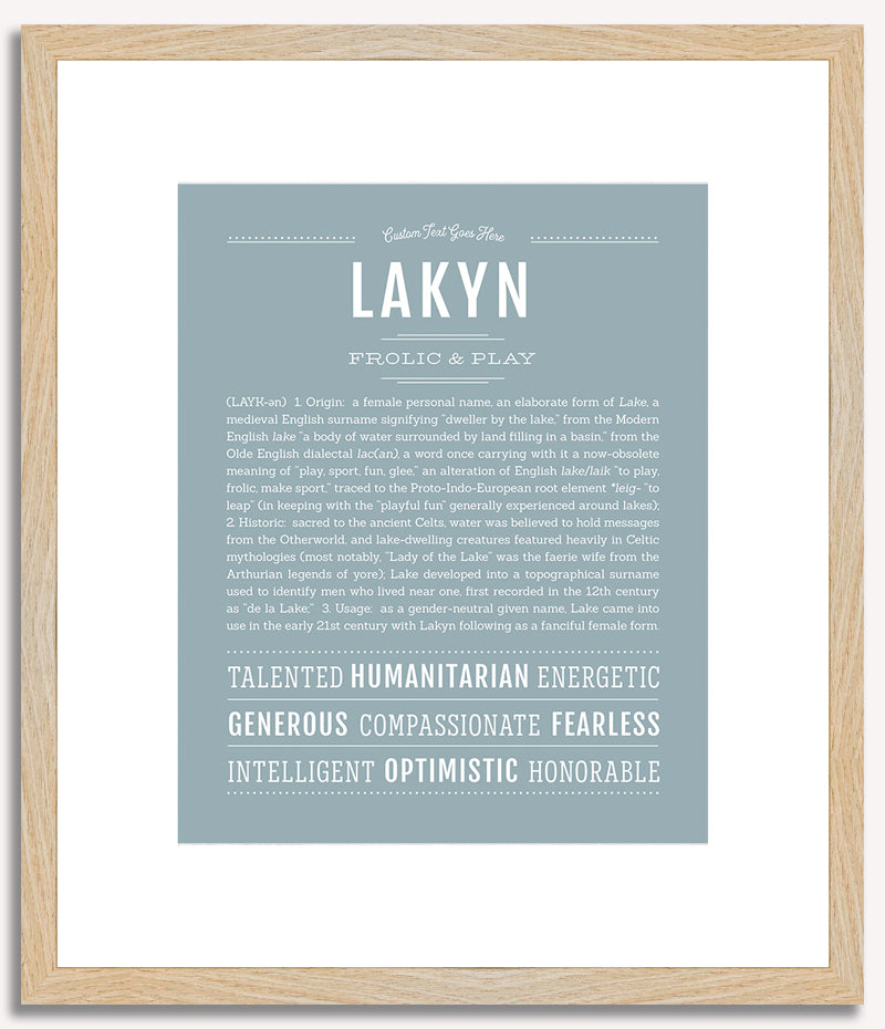 Lakyn | Name Art Print