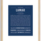 Lamar | Name Art Print