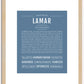 Lamar | Name Art Print