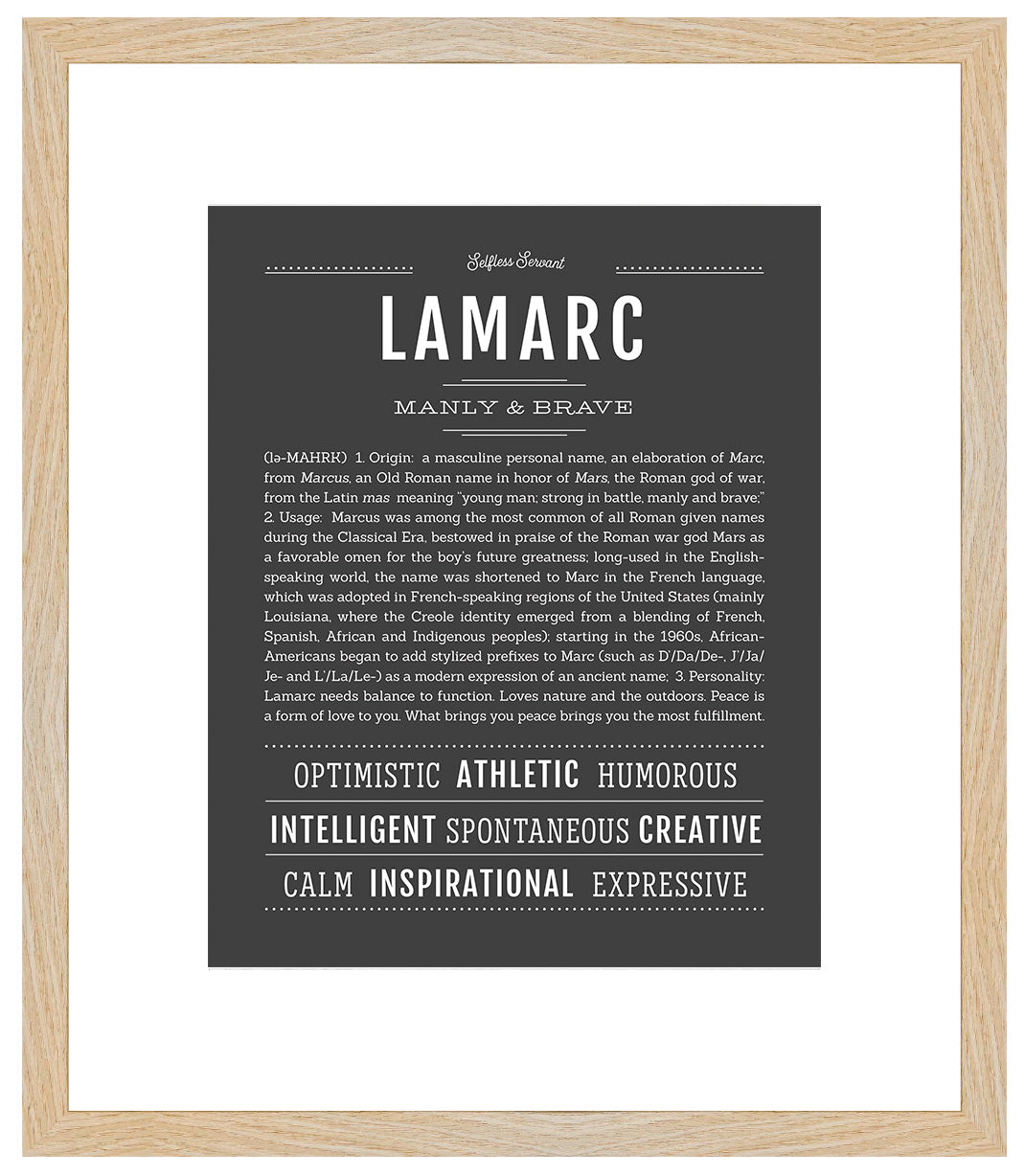 Frame Options | Charcoal Gray | Maple Frame, Matted