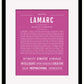 Frame Options | Dark Pink | Black Frame, Matted