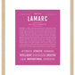 Frame Options | Dark Pink | Maple Frame, Matted