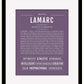 Frame Options | Deep Purple | Black Frame, Matted