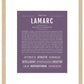 Frame Options | Deep Purple | Maple Frame, Matted